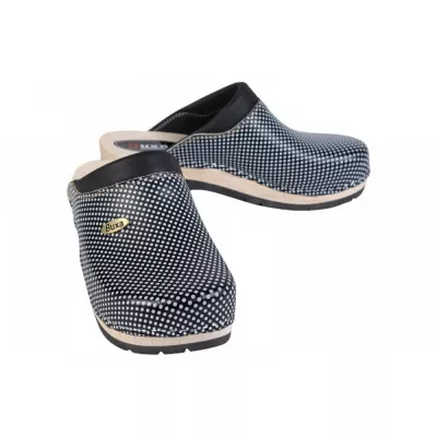 Medicininės klumpės Buxa FPU10, juoda/balta Medicininės klumpės Buxa FPU10, juoda/balta