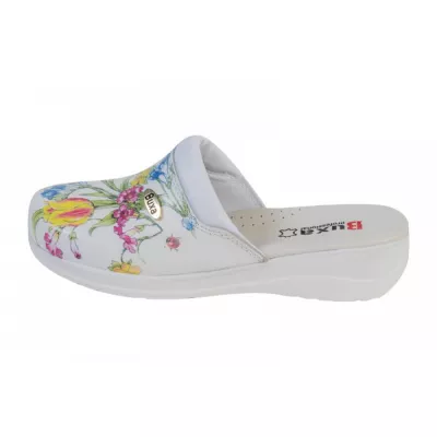 Medicininės klumpės Buxa MED10, gėlėtos, baltos