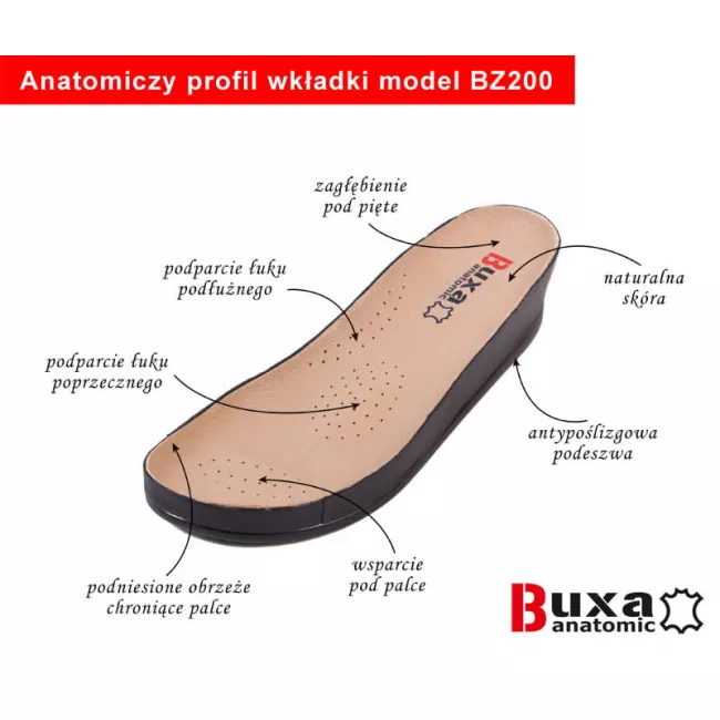 Moteriškos medicininės klumpės Buxa Anatomic BZ240 nuotrauka