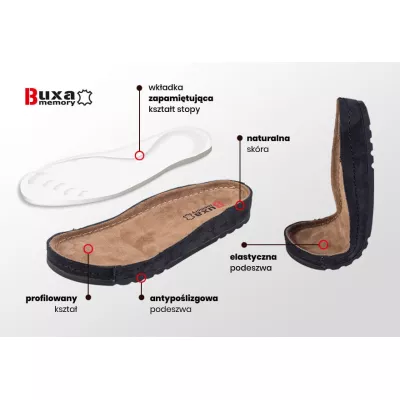 Moteriškos medicininės šlepetės Buxa Memory BZ115 Moteriškos medicininės šlepetės Buxa Memory BZ115