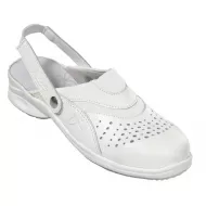 Natūralios odos baltos darbo klumpės ALMA Natūralios odos baltos darbo klumpės ALMA