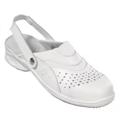 Natūralios odos baltos darbo klumpės ALMA