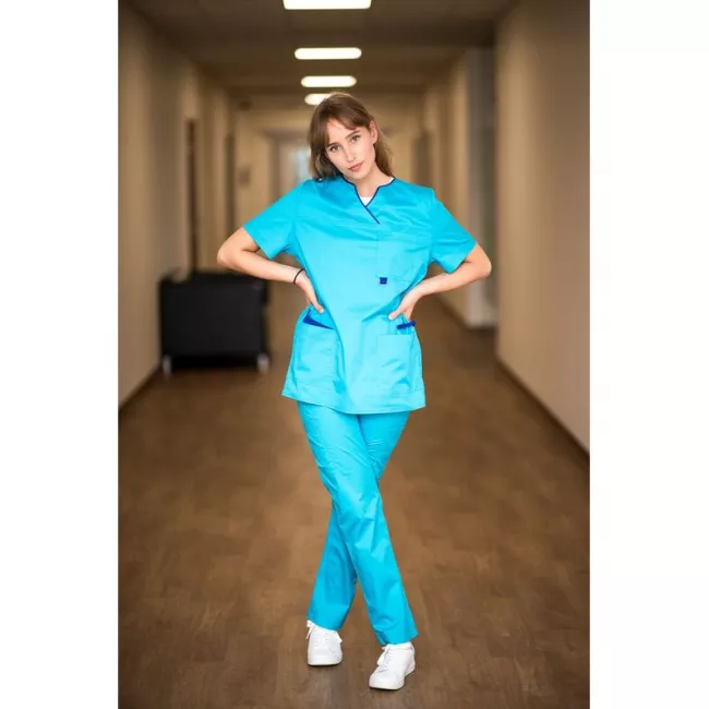 Moteriška pižama su elastanu Mpal1028767 Medicininė apranga, Medicininės pižamos