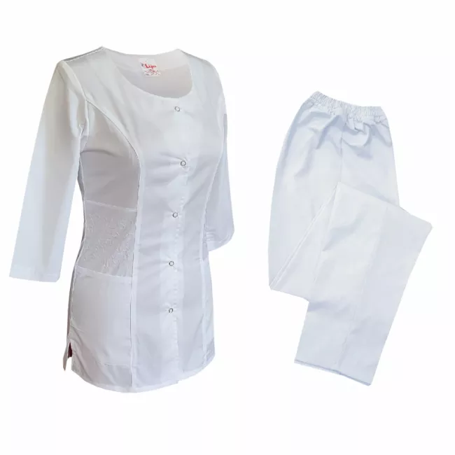 Moteriškas medicininis kostiumas Lija A-6+KL1 Medicininė apranga, SPA apranga