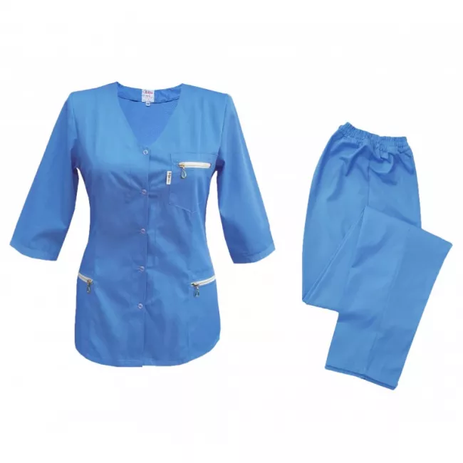 Moteriškas medicininis kostiumas Lija UZ+KL-1 Medicininė apranga, SPA apranga
