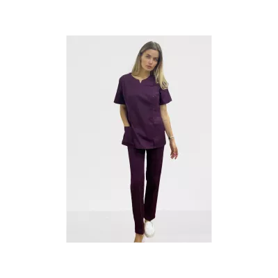 Moteriškas medicininis kostiumas su elastanu Lija A-8E+KL-1E Moteriškas medicininis kostiumas su elastanu Lija A-8E+KL-1E