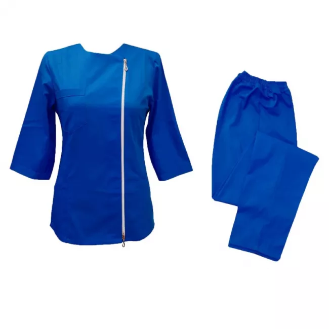Moteriškas medicininis kostiumas su elastanu Lija KR-E-UZ+KL-1E Medicininė apranga, SPA apranga, Komplektai