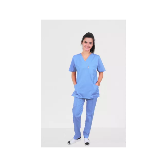 Moteriškas medicininis kostiumas su elastanu Lija PZ-1E+KL-1E Medicininė apranga, SPA apranga, Komplektai