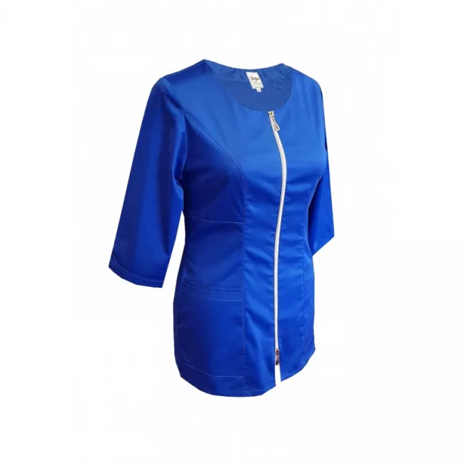 Moteriškas medicininis švarkelis su elastanu Lija A-5E-UZ Medicininė apranga, SPA apranga, Medicininiai švarkeliai