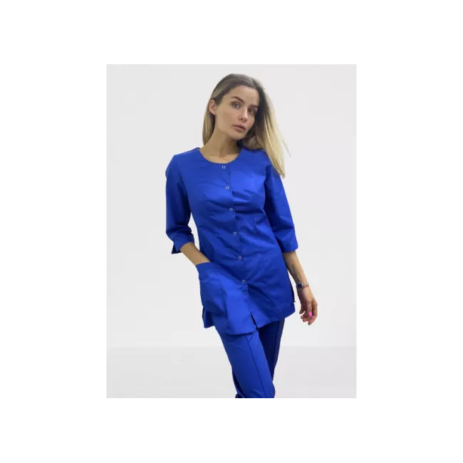 Moteriškas medicininis švarkelis su elastanu Lija A-6E Medicininė apranga, SPA apranga, Medicininiai švarkeliai