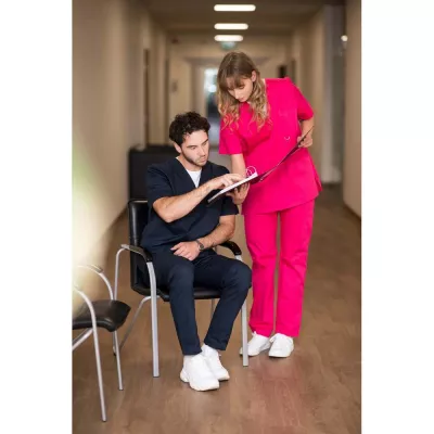 Moteriškos medicininės kelnės su elastanu Mpa0029 Moteriškos medicininės kelnės su elastanu Mpa0029