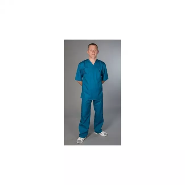 Vyriška medicininė tunika su elastanu Lija VPZ-1E Medicininė apranga, SPA apranga, Vyriška medicininė apranga