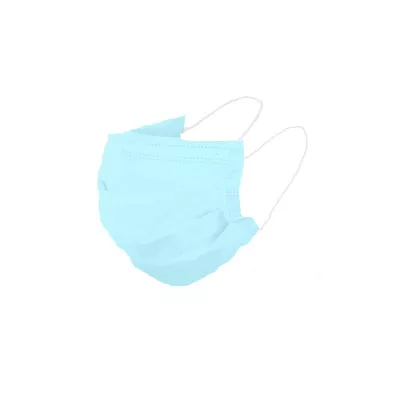 Vienkartinės medicininės kaukės 3 sluoksnių su gumyte 50 vienetų, Melsva. 