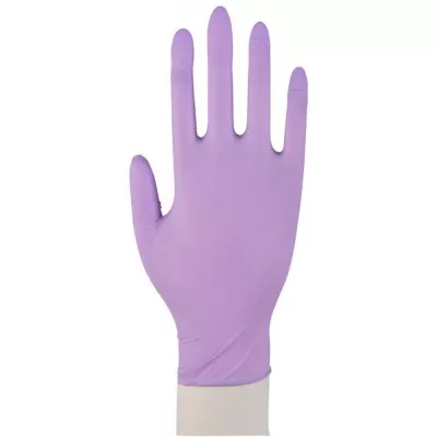 Vienkartinės medicininės nitrilinės pirštinės Abena Classic Sensitive 100 vnt., violetinės