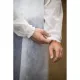 Vienkartinis chalatas 147 Vienkartinės priemonės, Vyriška medicininė apranga, Vienkartiniai rūbai